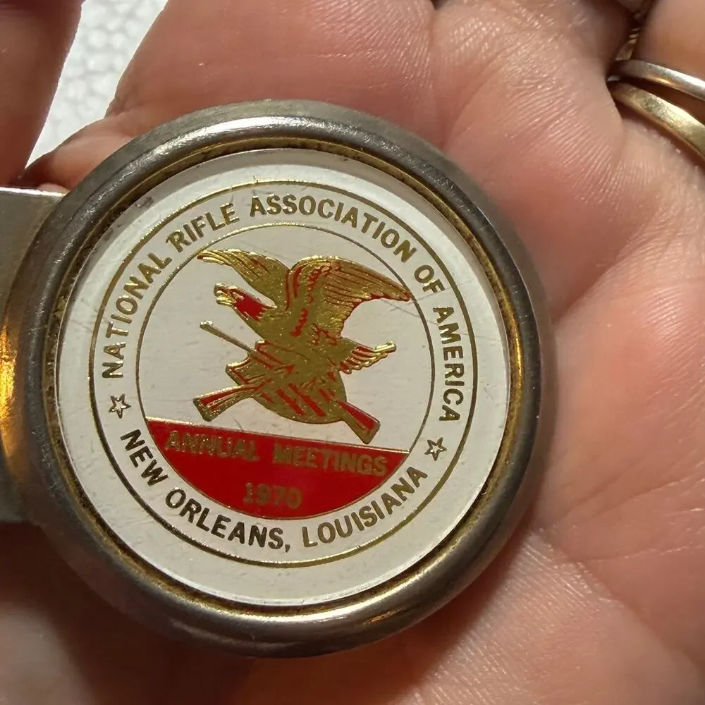 Vintage NRA 1970 Annual Meeting Money Clip New Orleans Hit USA